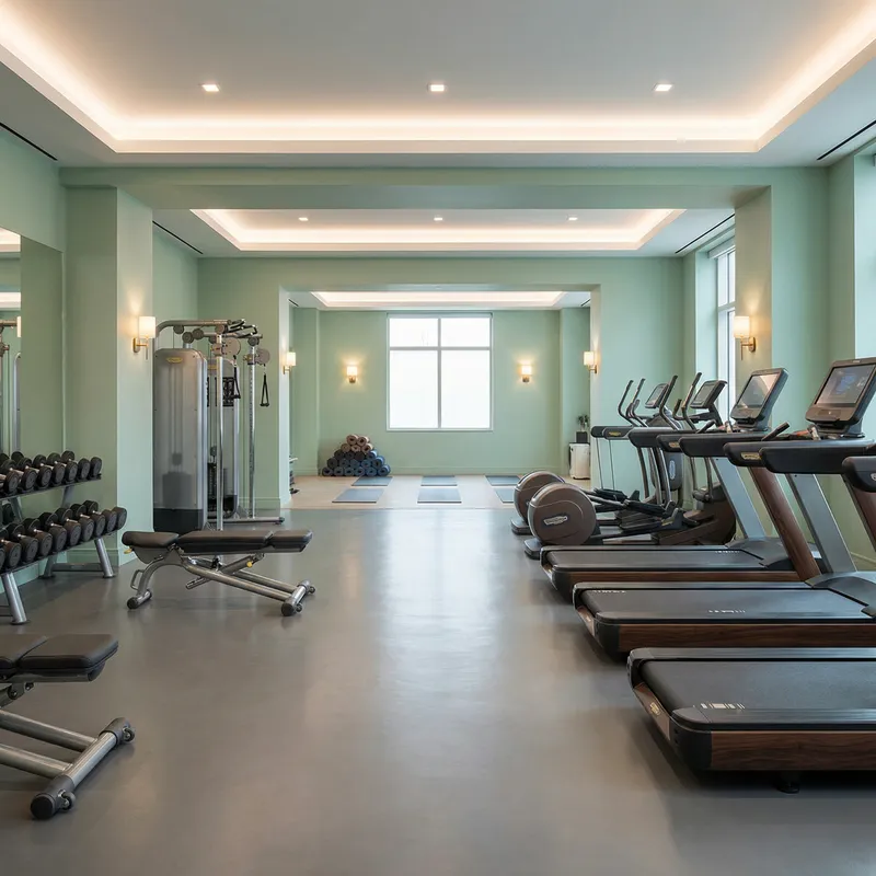 Arttech Elegant Homes LLP - Gymnasium with Plush Interiors